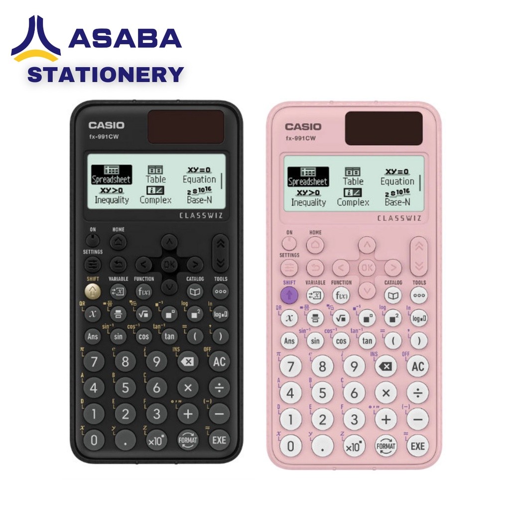 

Asaba Stationery - Kalkulator Sekolah/Kuliah Casio FX-991CW