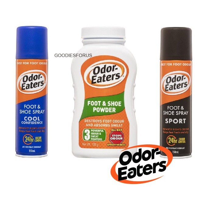Odor Eaters Foot and Shoe Spray/Foot and Shoe Powder/Penghilang bau kaki
