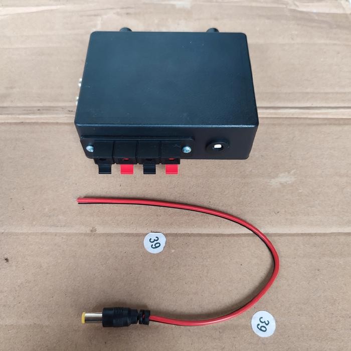 power ampli mini tpa3110 stereo amplifier rakitan 12-24v dc - ampli saja