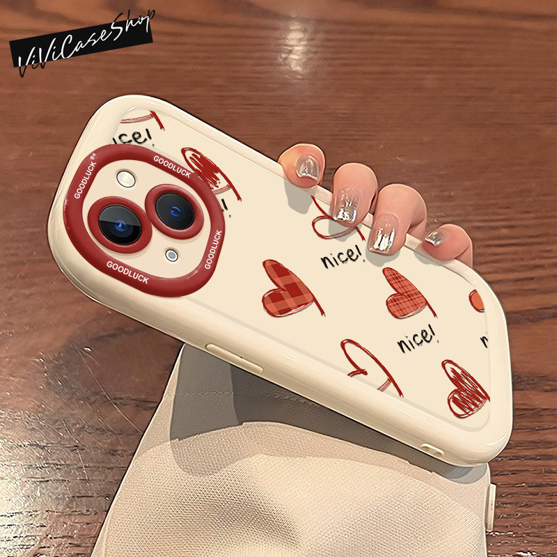 Hati merah Untuk case oppo a16 a57 a77s a3s a15 a15s a60 a17 a17k a54 a5s a53 a7 a12 a58 a96 a76 a1k