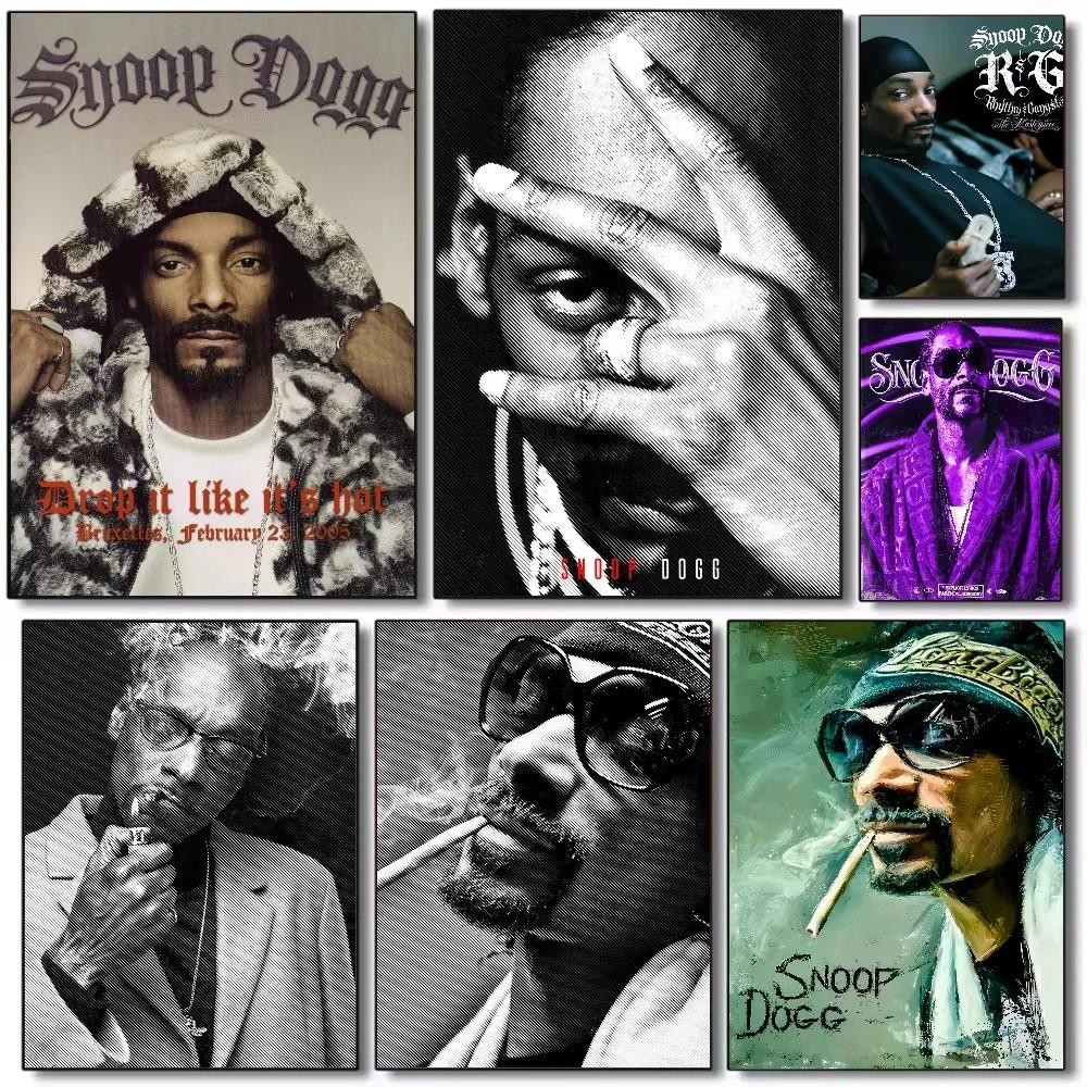 Poster Dinding Rapper Snoop D-Dogg hd  Lukisan Berlian Seni Mosaik Dekorasi kamar cowok Rumah Hadiah