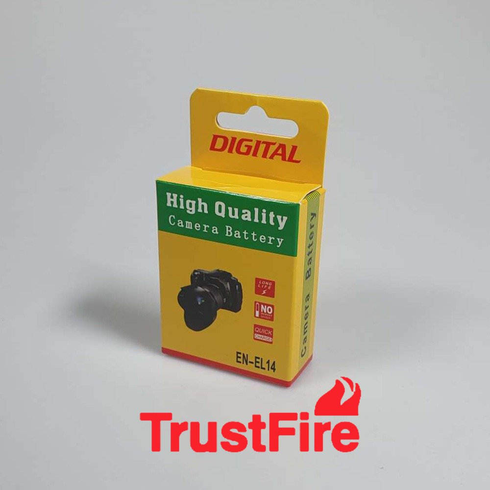 TrustFire Baterai Nikon EN-EL14 Battery Nikon D3100 D3200 D5100 D5200 - OR