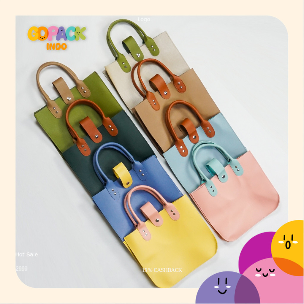 

Leather Bag Tas Kulit Goodiebag Hampers Tas Kecil Pembungkus Souvenir Ultah Anak Kado Ulang Tahun Anak Tas Snack