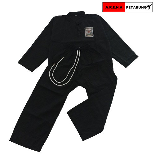 Sakral Siswa PSHT - Seragam Pencak Silat PSHT - Baju Celana PSHT Kancing - arena petarung silat