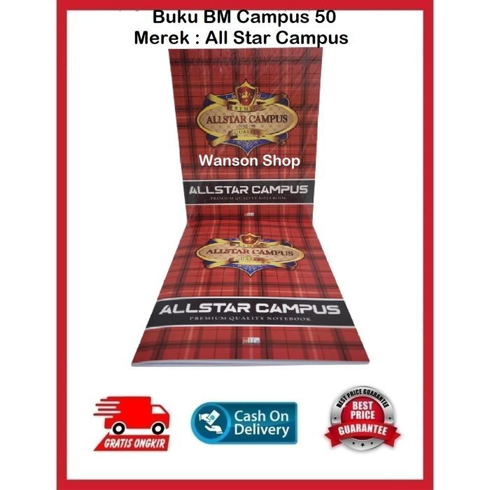 

BUKU TULIS BM CAMPUS BOXY 50 - BM CAMPUS 50 Terlaris