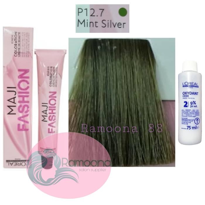LOREAL MAJI FASHION MAJIFASHION P12.7 Mint Silver + Oxydant