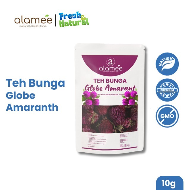 

Teh Bunga Globe Amaranth Tea Herbal Kering Organik Herbal Organic Asli Dried Flower Alami 10 Gr fresh and natural