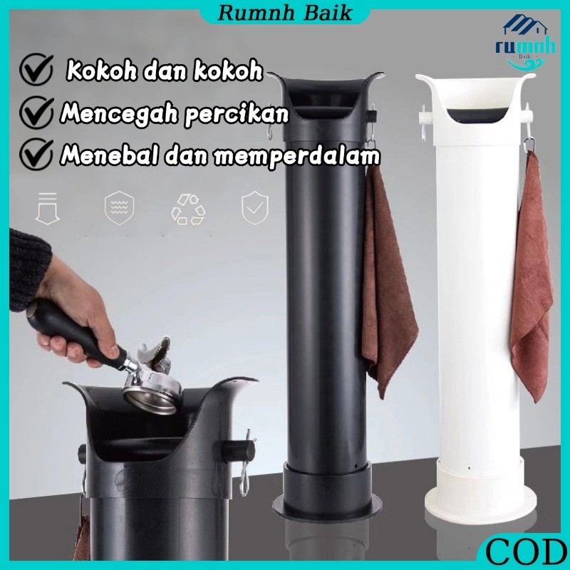 Standing Coffee Knock Box Tube Bin Coffee Wadah Ampas Kopi Berdiri