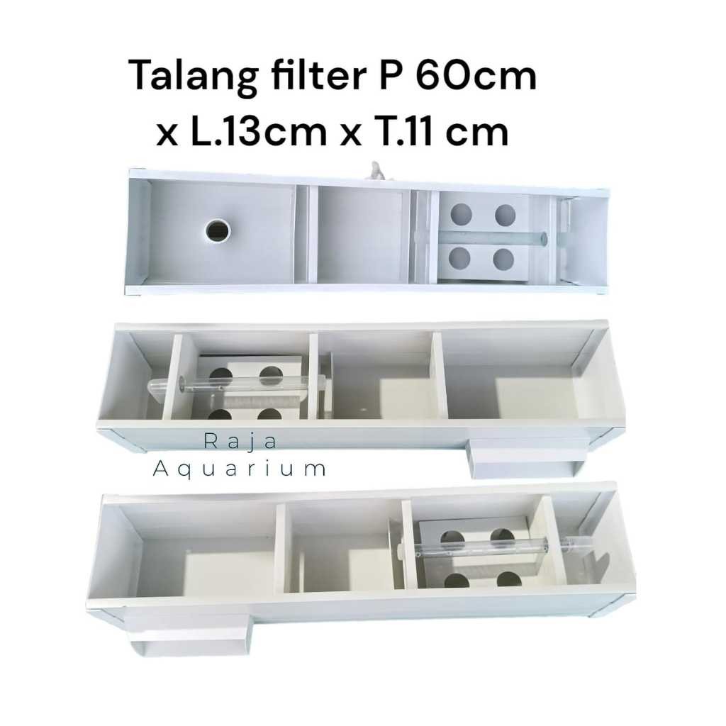 Talang Filter Aquarium 60 CM Penjernih Air Aquascape AquariumTop Filter Media