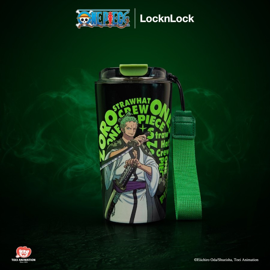 LocknLock Glow in the Dark Cafe Tumbler 500mL One Piece Edition - Roronoa Zoro