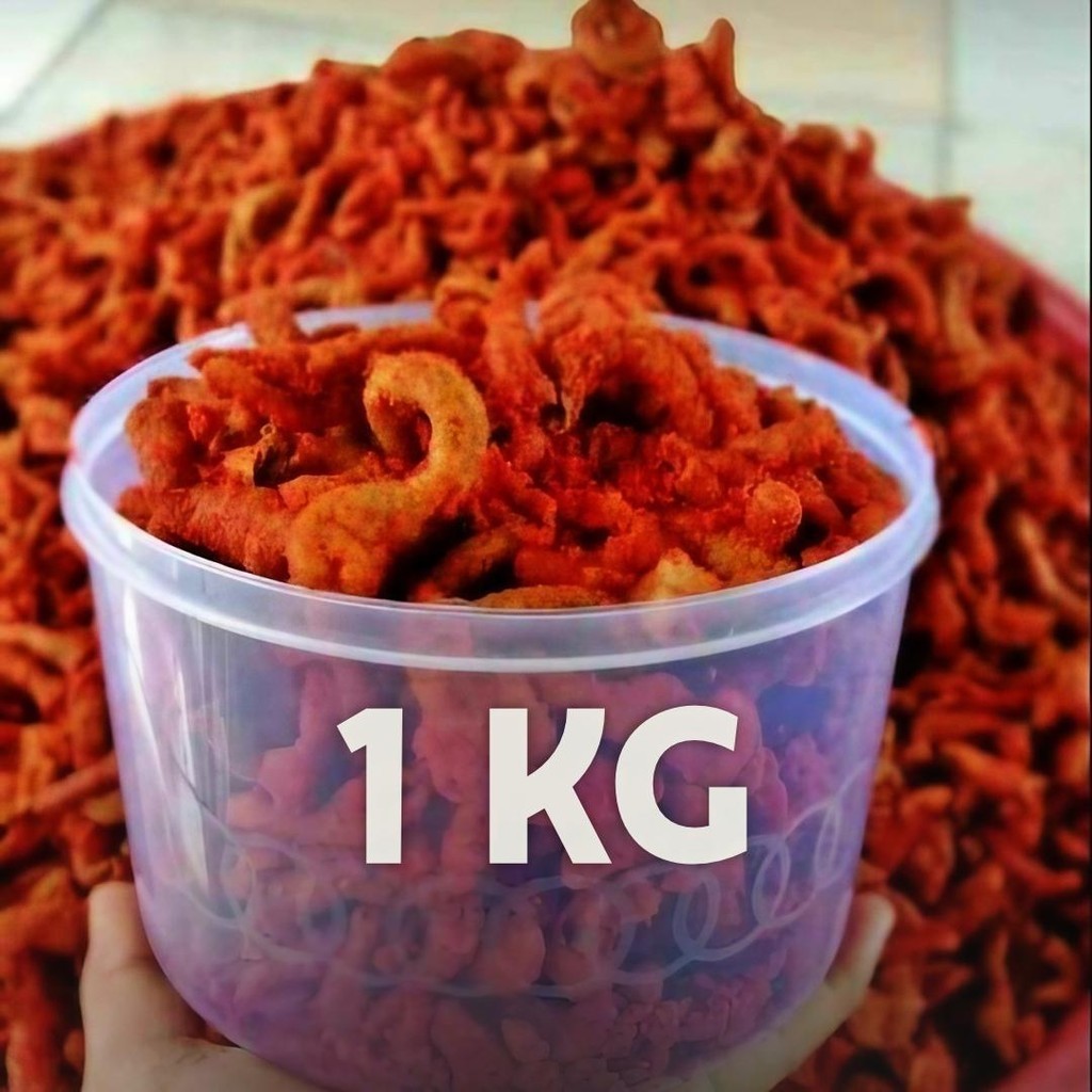 

[ 1KG/500GR/250GR ] Keripik Usus Pedas Daun Jeruk Premium / Usus Ayam Crispy / Kripik Usus Pedas Daun Jeruk Camilan Kering Snack Food