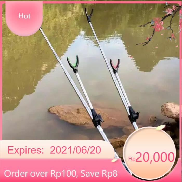 Jagrak tegek / jagrak pancing multifingsi / bracket pancing - Stainless, 1.5 meter AF8