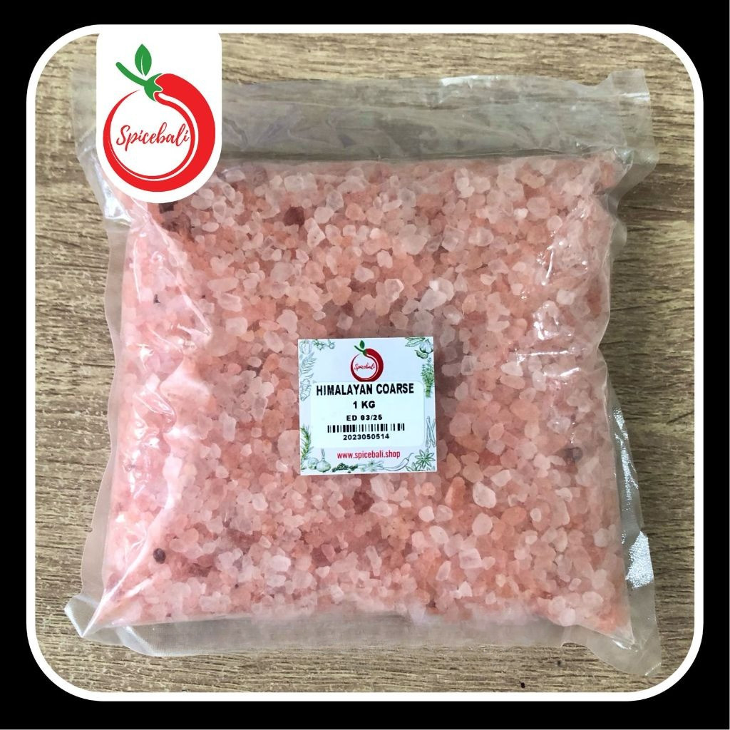 

Garam Pink Himalaya Kasar 1 kg / Himalayan Pink Salt Coarse 1 kg / Himalaya Pink Salt Rock