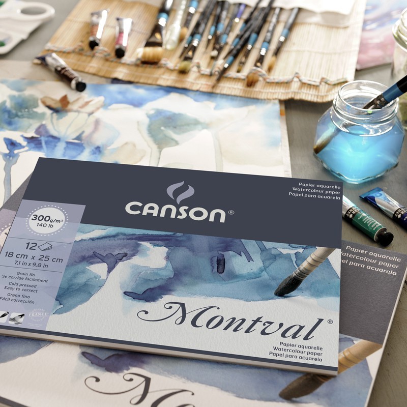 

CANSON Montval Aquarelle A4 / A3 (300 gsm)