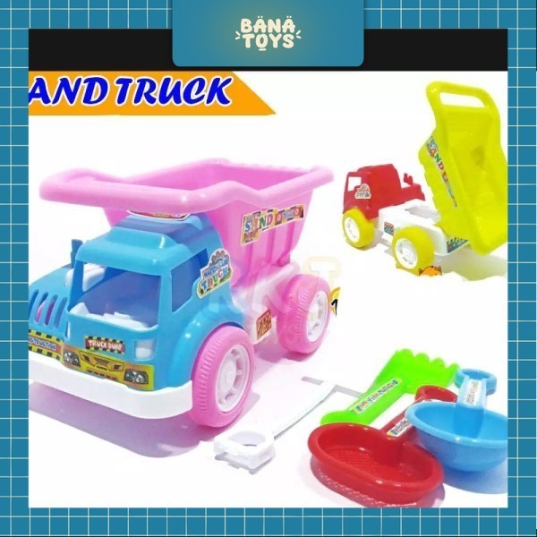 ( Bisa Cod ) MAINAN TRUK PASIR PANTAI KECIL MAINAN PASIR MAINAN TRUK MURAH