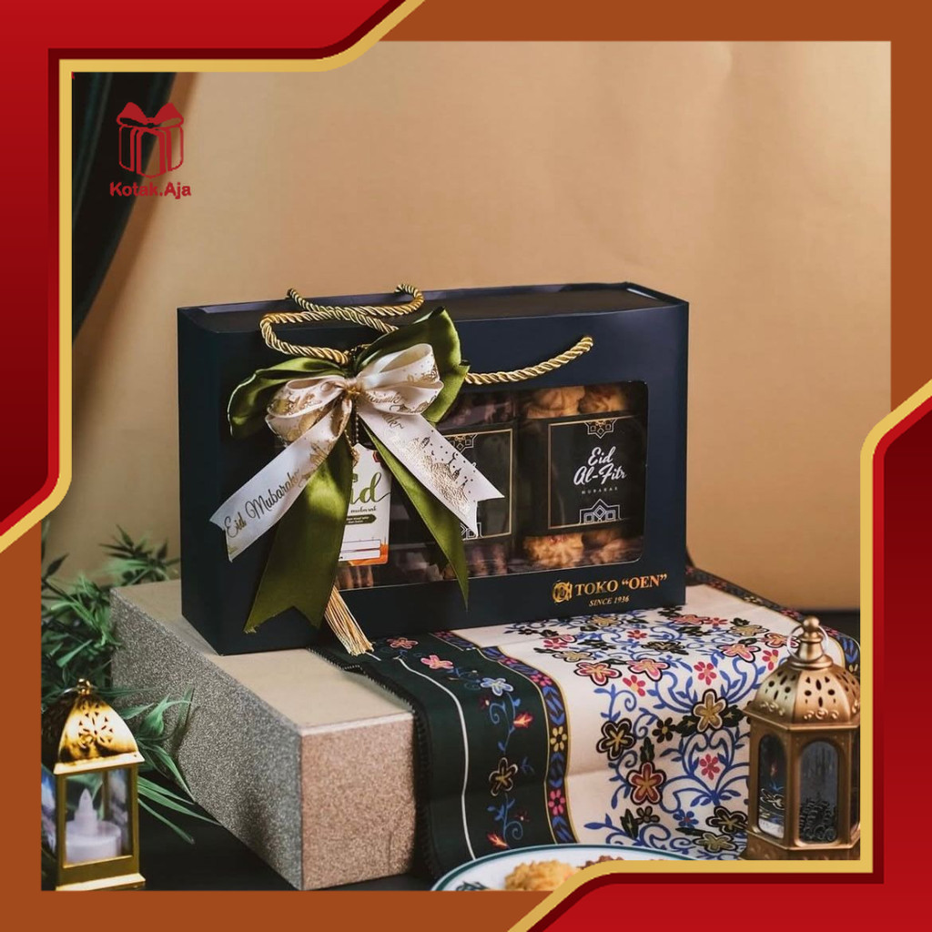 

Box Mika Handle / Kotak Kue / Tas Kue Jinjing / Gift,Hampers, Hijab, Packaging, Kemasan | HH01-HH04