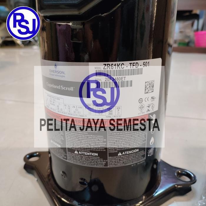 Kompresor Copeland ZR61KC-TFD-501 / Compressor Copeland ZR61KC TFD 501 / 5PK R22