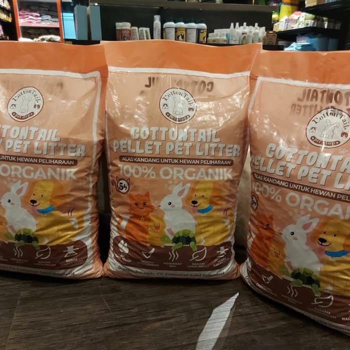 Cottontail Pellet Pet Litter - Wood Cottontail Pellet Pet Litter 5kg