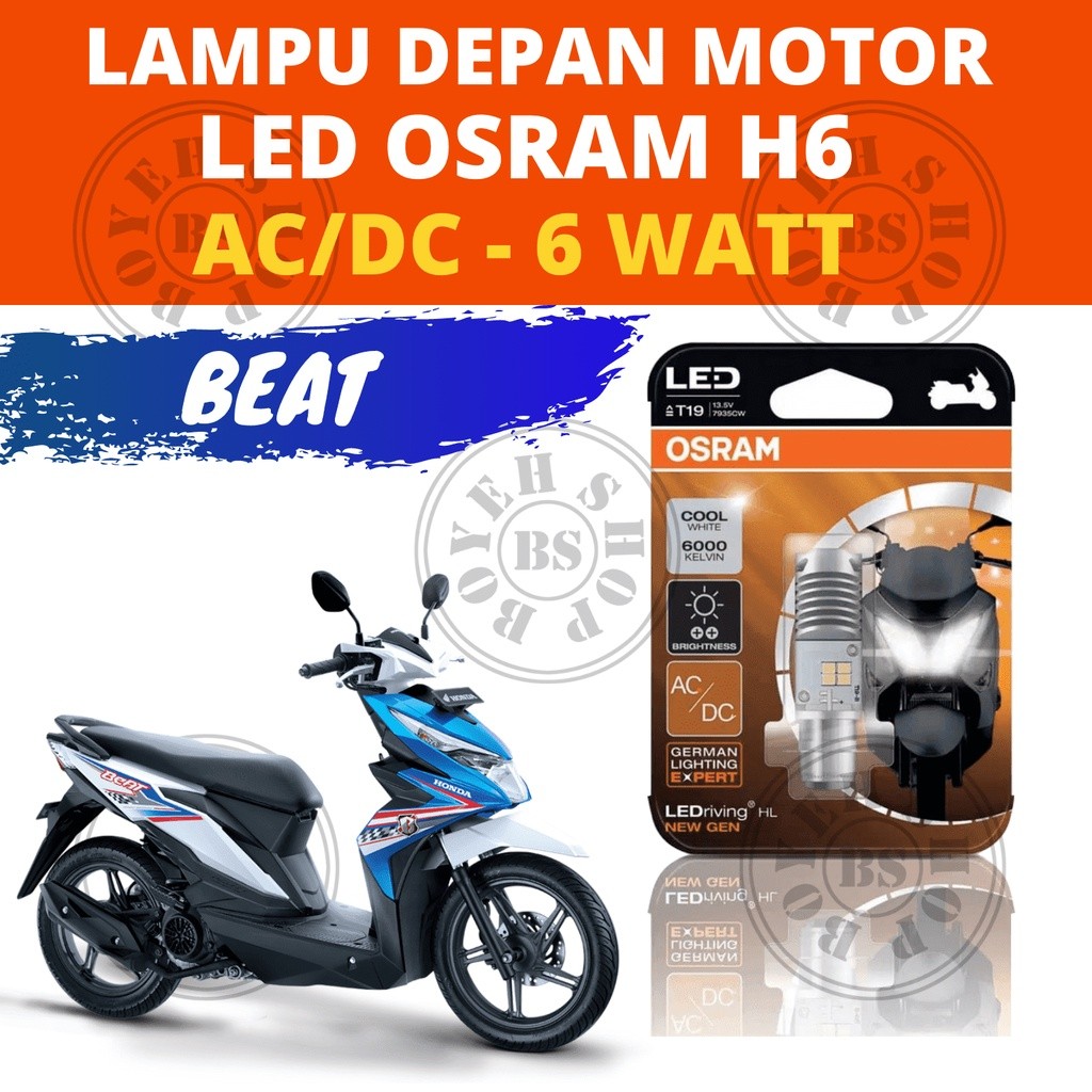 Lampu LED Motor Beat Fi Beat Karbu Beat Esp Beat Pop Beat Street Beat Eco Osram Original – 7935CW