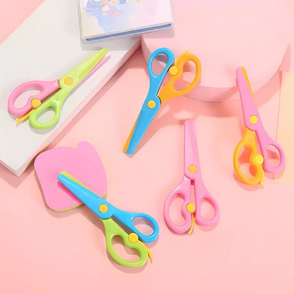 

Gunting Kertas Anak Warna Warni Lucu Gunting Kertas Aman Untuk Anak Gunting Kertas Plastik