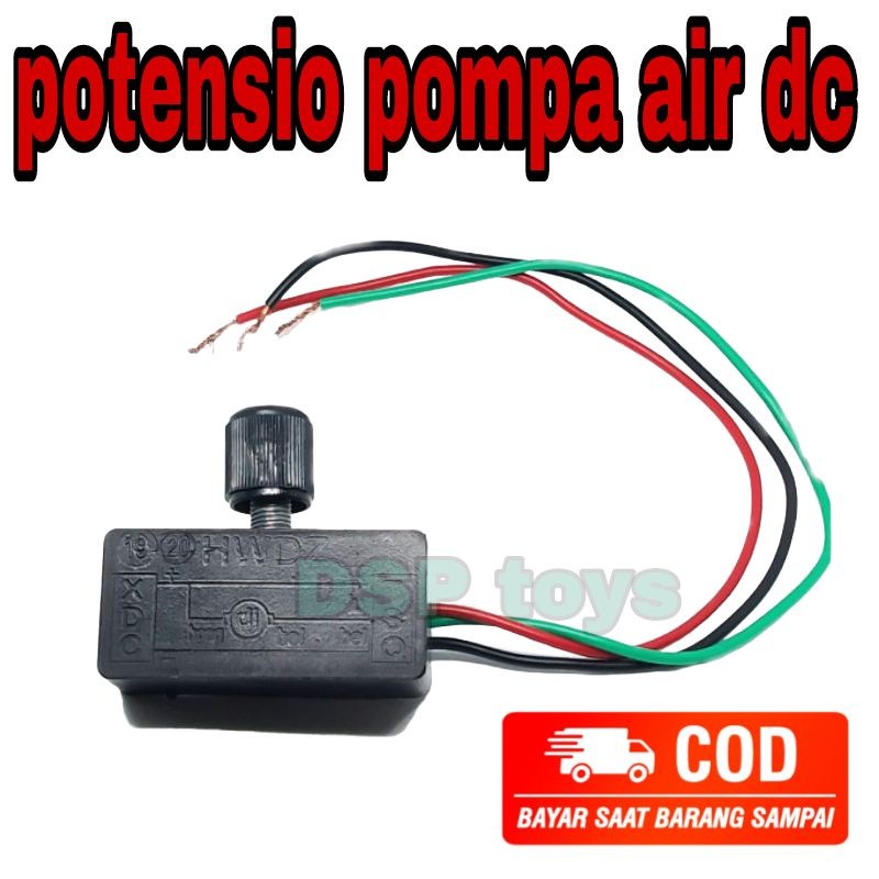 Dimmer potensio pengatur kecepatan motor dc