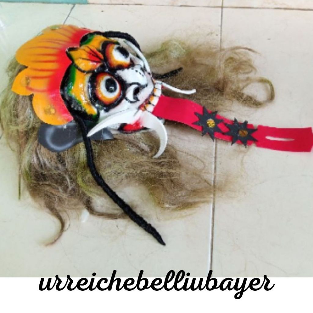 saleurreichebelliubayer ⭐ topeng leak Bali bahan mika / Mainan Topeng Leak Anak Bali / Topeng Leak R