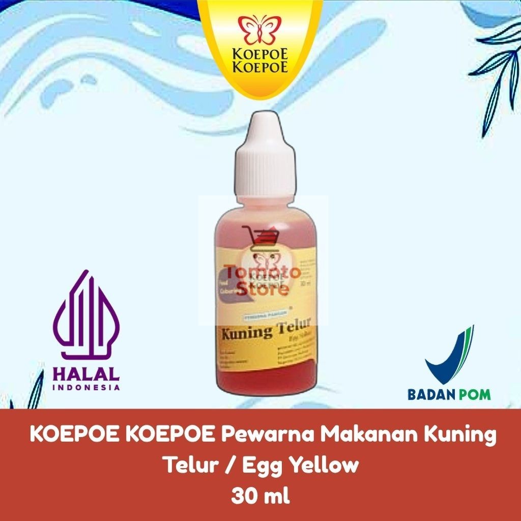 

✨ TOMOTOSTORE ✨ KOEPOE KOEPOE Pewarna Makanan Kuning Telur / Egg Yellow