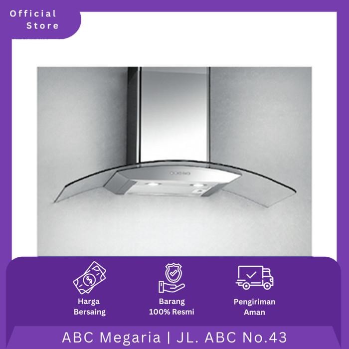 Delizia Cooker Hood / Penghisap Asap Kompor DCP6L3IX / DCP6L3-IX 60cm