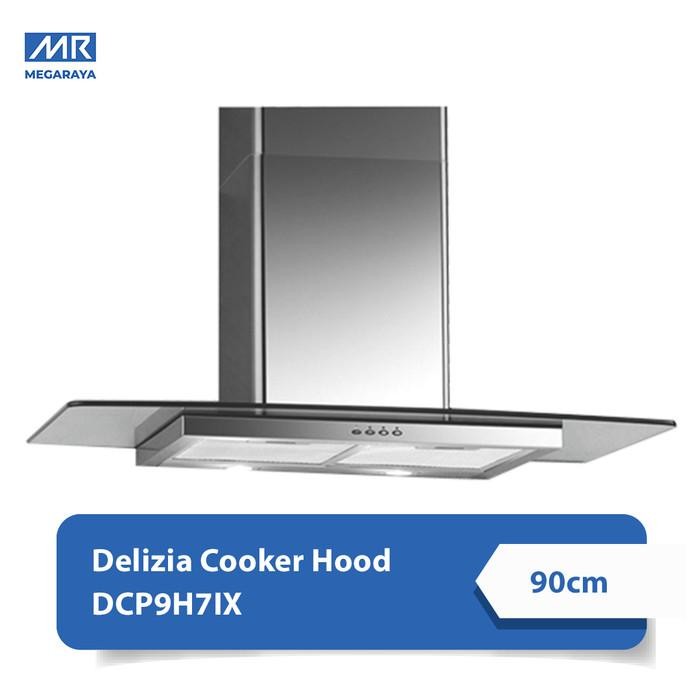Delizia Cooker Hood / Penghisap Asap Kompor DCP9H7IX / DCP9H7-IX 90cm