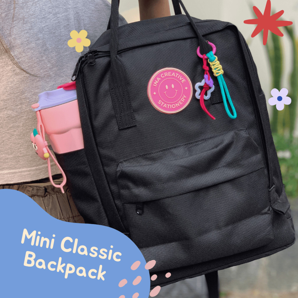 Ina Creative Backpack Mini Tas Punggung | Tas Sekolah Ransel Backpack Laptop| Tas Outdoor Ransel Wan