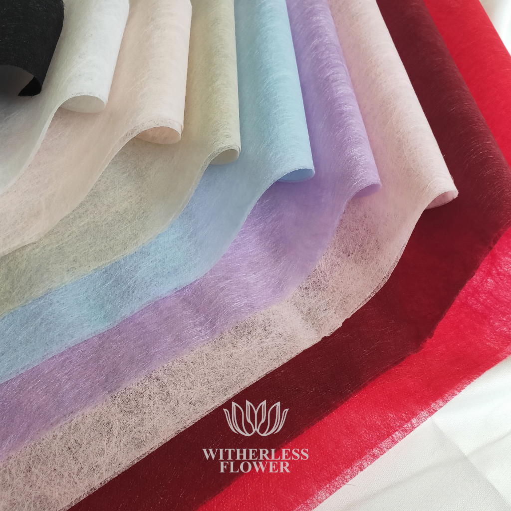 

[10 LEMBAR] Premium Non Woven Tissue Paper Tebal / Cellophane Kertas Buket Bunga Florist Flower Wrapping Paper Kertas Tisu