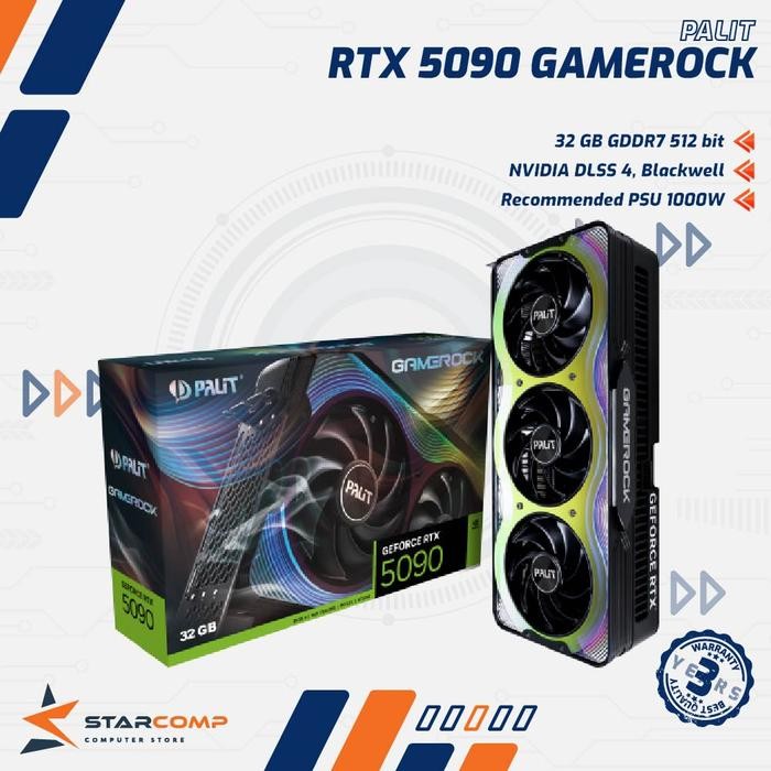 PALIT GeForce RTX 5090 GameRock 32GB GDDR7 RTX5090