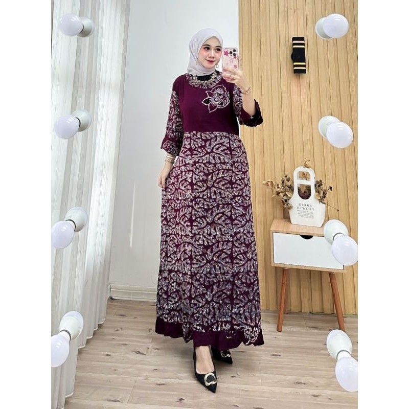 daster maura daster panjang daster batik daster busui daster maura cap daster pekalongan daster panj