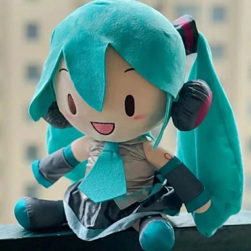 Genuine Hatsune Miku Plush Doll Anime Plush Classic Deep Sea Hatsune Miku Doll Cute Fufu  ild Toy Ca