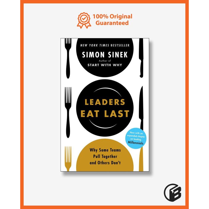 SALE Buku Import Leaders Eat Last by Simon Sinek (Original Paperback)