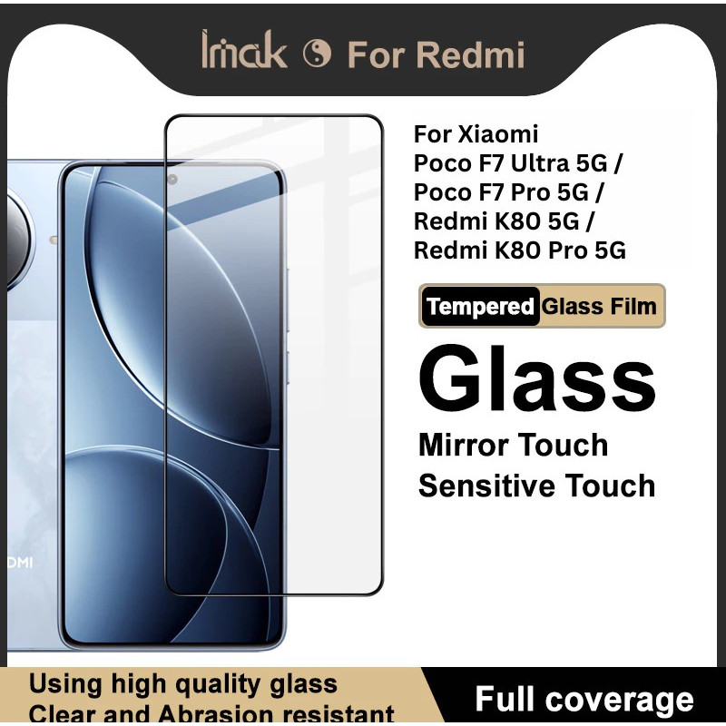 Tempered Glass Xiaomi Poco F7 Ultra / Poco F7 Pro / Redmi K80 / Redmi K80 Pro (5G) IMAK Pro+ Screen 