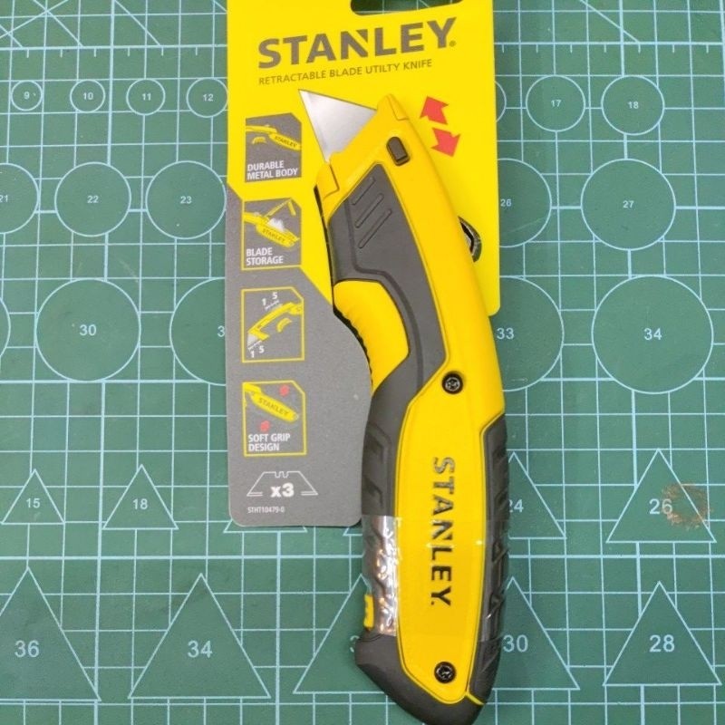 

STANLEY STHT10479-0 Pisau Cutter Bodi Besi Retractable Blade Utilty Knife