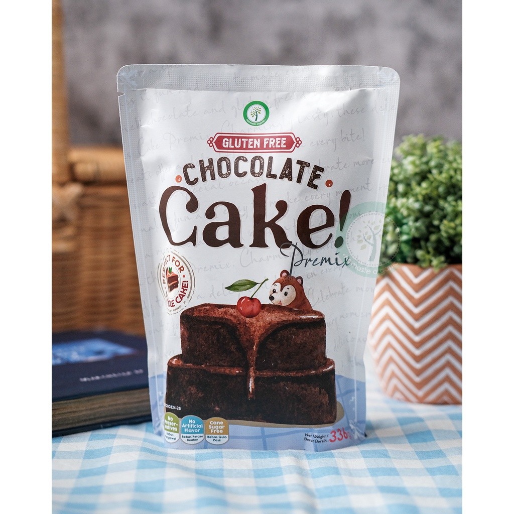 

CAKE - GLUTEN FREE CHOCOLATE CAKE PREMIX 336GR