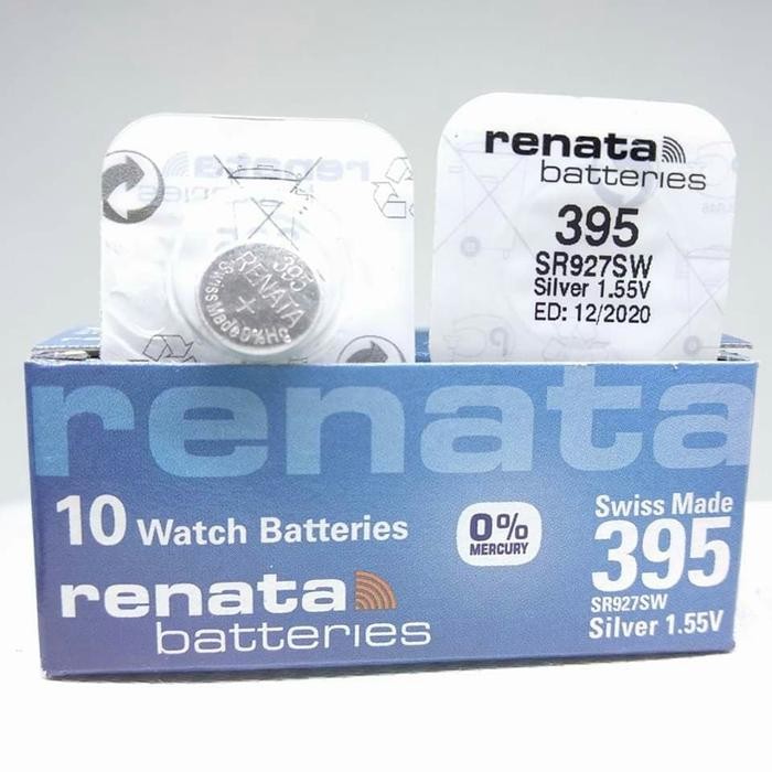 BATERAI 395 BATREI BATRE BATTERY RENATA 395 SR927SW BATERAI RENATA 927