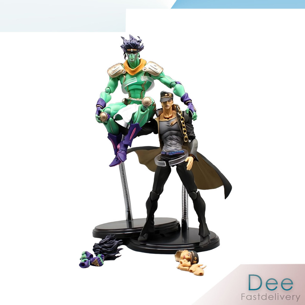 JoJo's Bizzare Adventure Artikulasi Jotaro Kujo Star Platinum 25cm Action Figure
