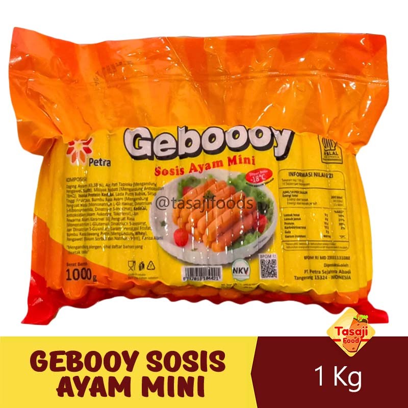 

Gebooy Sosis Ayam Mini 1000 Gram Chicken Sausage
