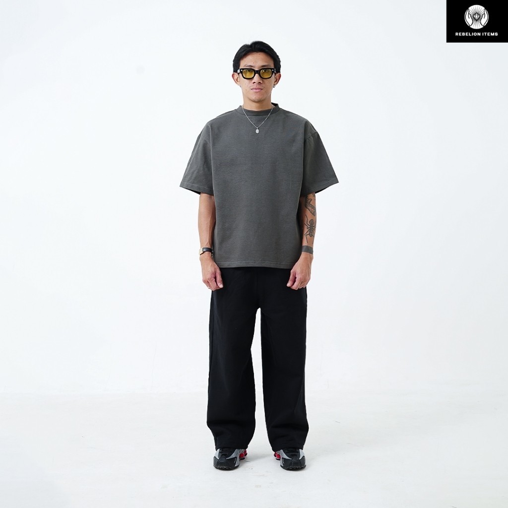 All Around Faded Boxyfit Tshirt Corral 235GSM