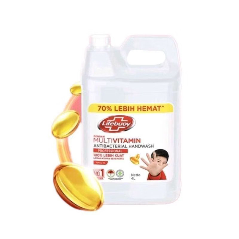 Lifebuoy Anti Bacterial Hand Wash 4Liter