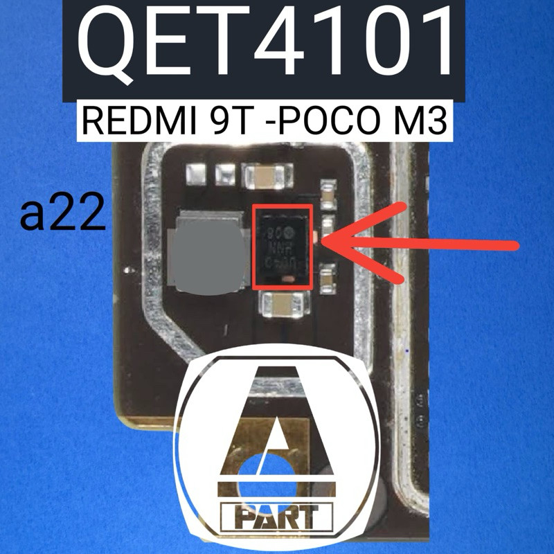 IC Power Supply Network QET 4101 Poco M3 Redmi 9T  Original New Tested 4101 BOOSTER