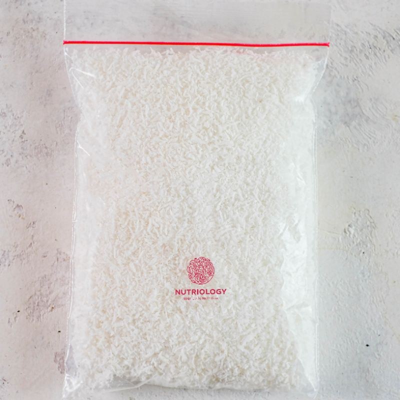 

kelapa kering serut desiccated coconut fine 50 Gr Low fat Natural Premium Alami