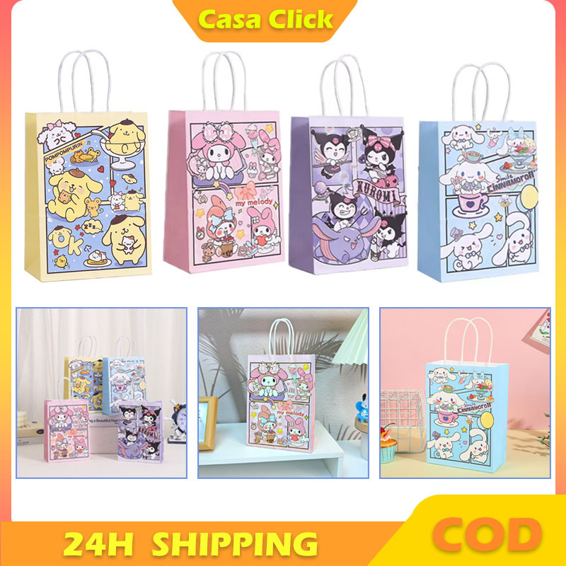 

Paper Bag Kertas Hadiah Souvenir Ultah Tas Goodie Bag Bingkisan Snack Anak Tas Hampers Kado Motif Kartun Lucu