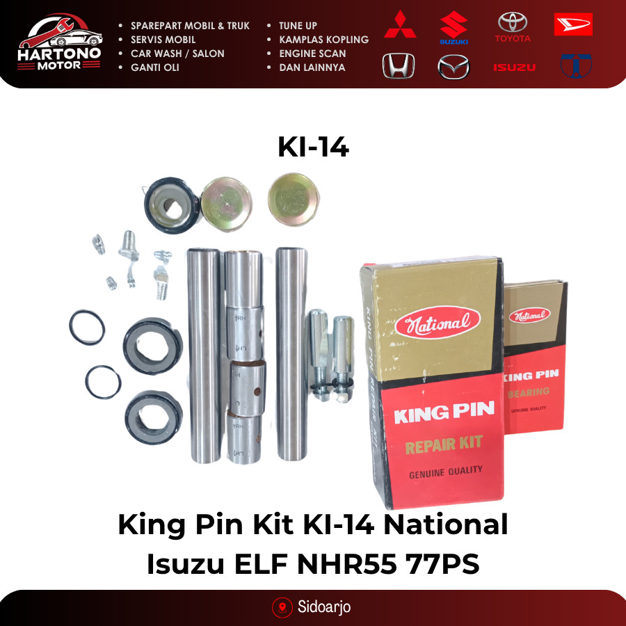 King Pin Kit KI-14 National ORIGINAL Jepang ISUZU ELF NHR55 77 PS