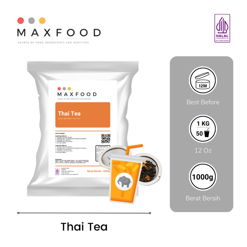 

Thai Tea/ Bubuk Minuman Thai Tea/ Thai Tea Powder 1kg