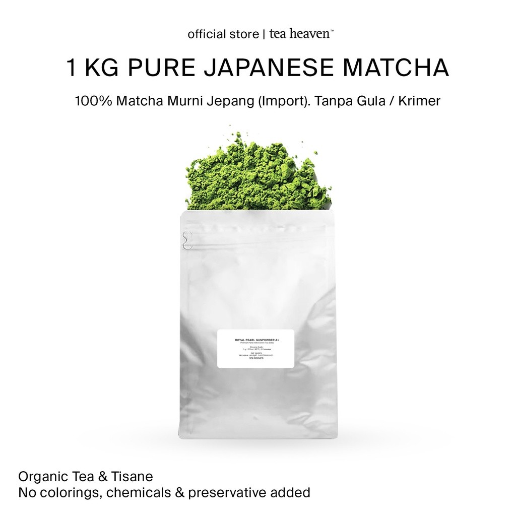 

Tea Heaven Pure Japanese Matcha Powder 1kg