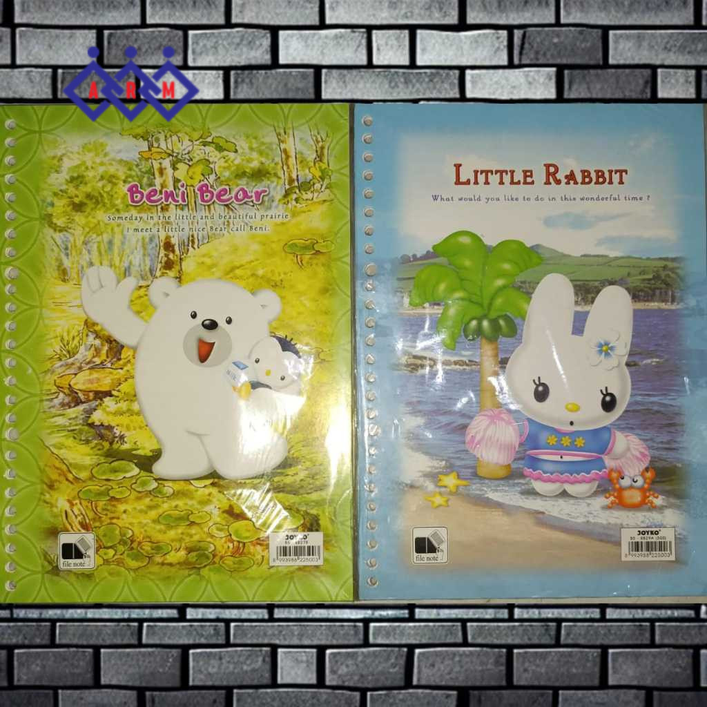 

Loose Leaf Bergaris B5 50 Lembar Joyko Motif lucu + Best Seller